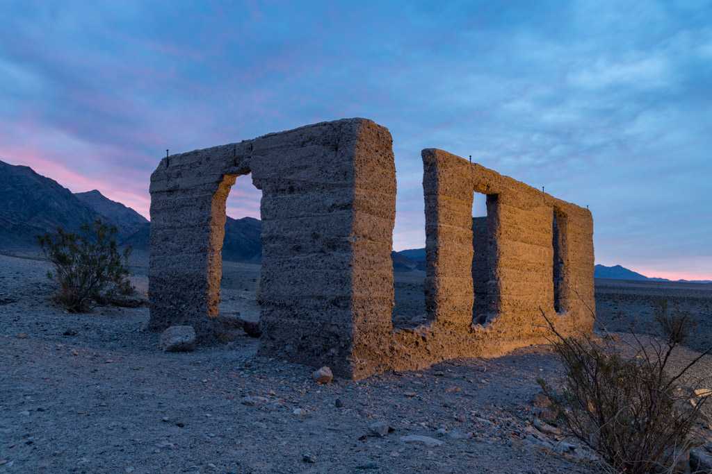 Ashford Mill Ruins light-painted